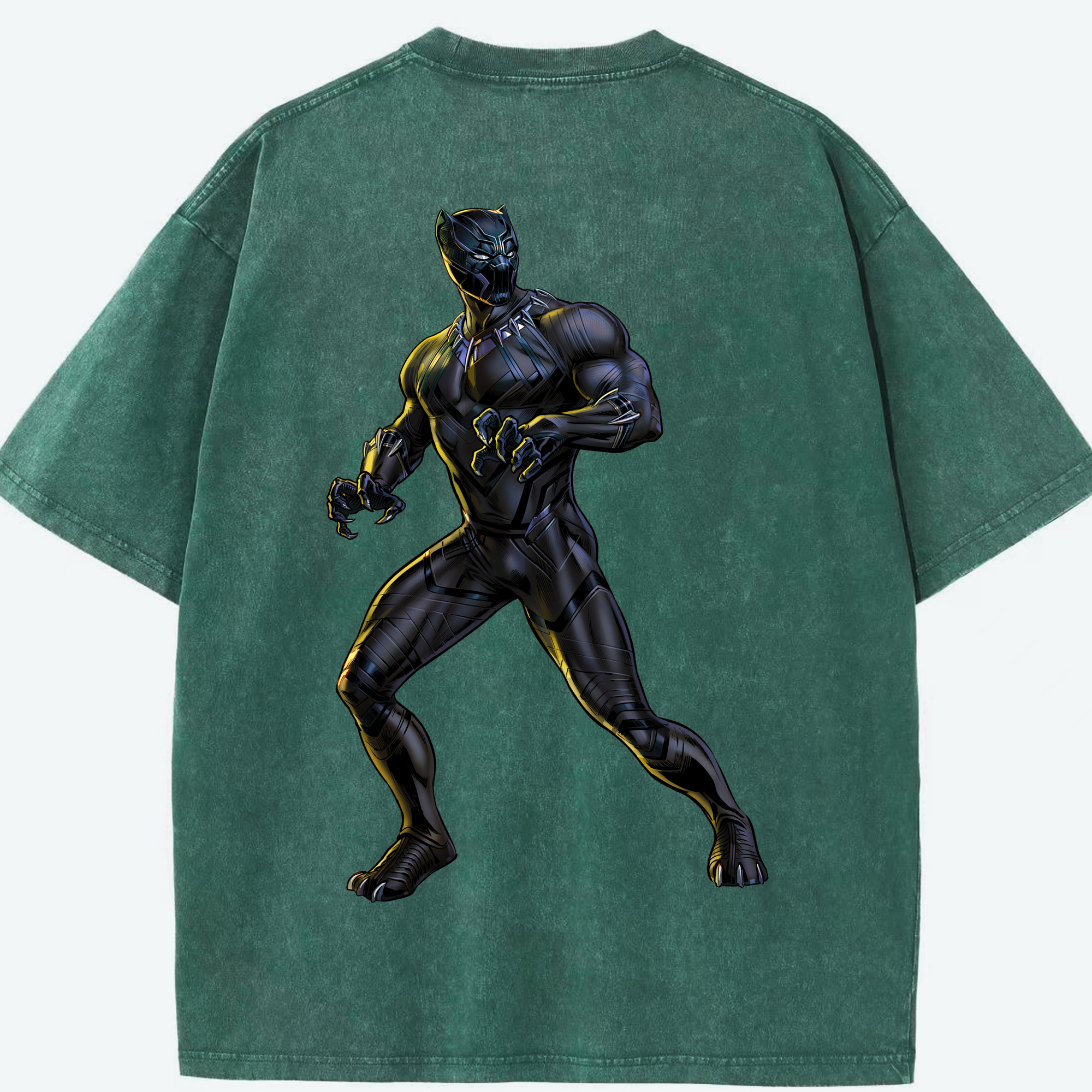（画像用） アベンジャーズ The Avengers 綿100% ヴィンテージ風 半袖Tシャツ（背面プリント）